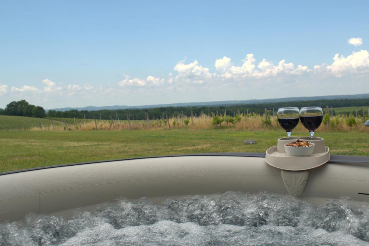 Perigourdine Avec Spa Et Vue Pomport Exterior photo