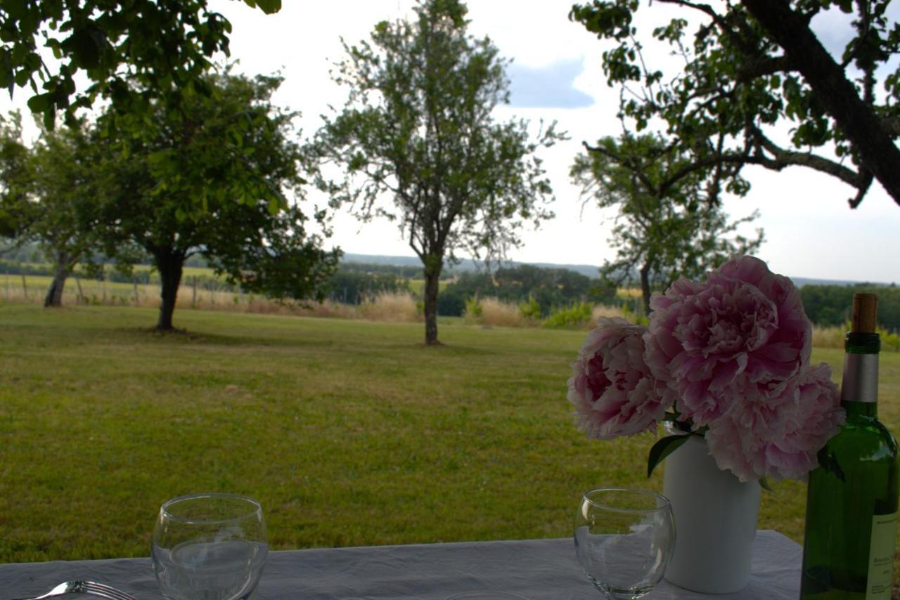Perigourdine Avec Spa Et Vue Pomport Exterior photo